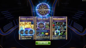 Who Wants to be a Millionaire Megaways Features