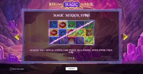 Merlin's Magic Mirror Free Play Magic Mirror Spins