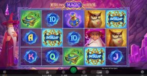 Merlin's Magic Mirror Free Play Scatters