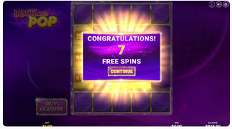 Lock and Pop Free Spins
