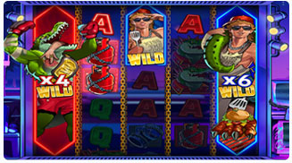 Man vs Gator Slot Features