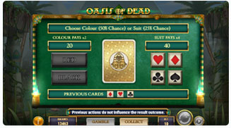 Oasis of Dead Gamble Feature