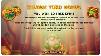 Tai the Toad Free Spins
