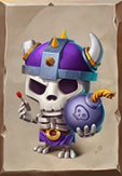 Bone Raiders Bomb Skeleton Symbol