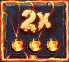 Dragon's Domain Wild Multiplier Symbol