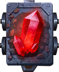 Glow Dig Red Gem Symbol