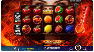 Hot to Burn 7 Deadly Free Spins Gameplay