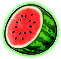 Hot to Burn 7 Deadly Free Spins Watermelon Symbol