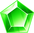 Joker's Jewels Hot Green Gem Symbol