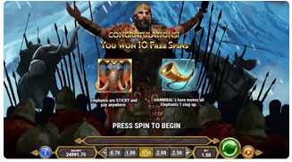 Scourge of Rome Free Spins