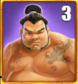 Sumo Supreme Megaways Purple Sumo Wrestler Symbol