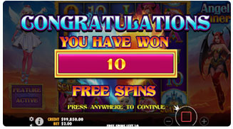 Angel vs Sinner Free Spins