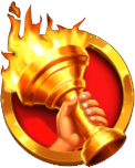 Games in Olympus Torch Symbol