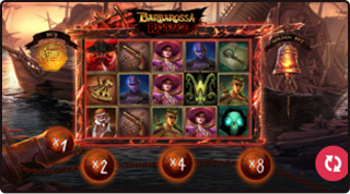 Barbarossa Revenge DoubleMax Slot Cascade