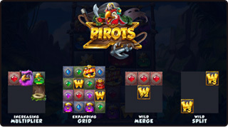 Pirots X Slot Features