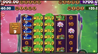 Tiny Toads Slot Wilds