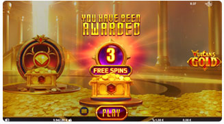 Vucan's Gold Free Spins